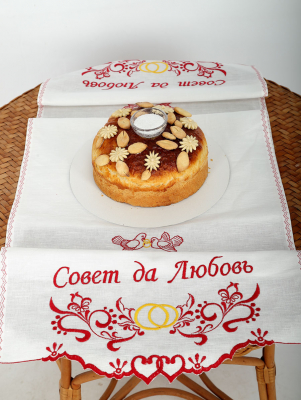  Рушник свадебный "совет и любовь" модель 41а
